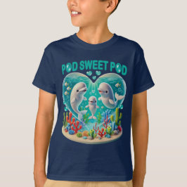 Camiseta Familia de ballenas "Pod Sweet Pod"