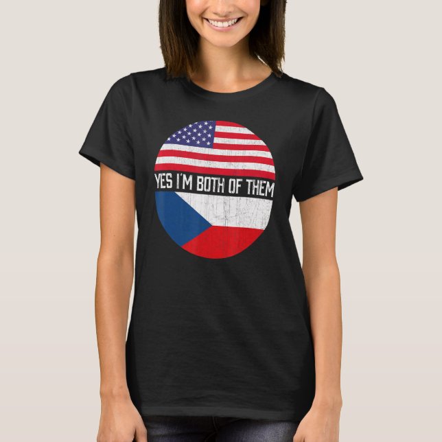 Camiseta Familia De Bandera Estadounidense Media Republica  (Anverso)