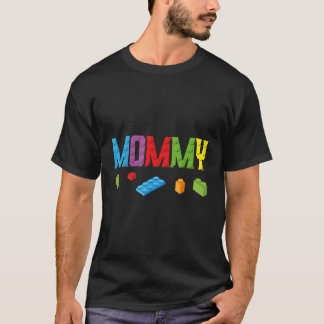 Camiseta Familia de bloques de ladrillos mami Master Builde
