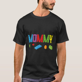 Camiseta Familia de bloques de ladrillos mami Master Builde