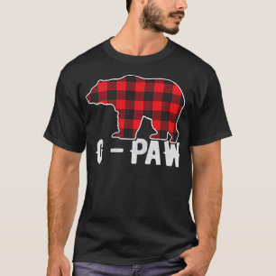 Camiseta Familia de búfalos de G-Paw rojo que coinciden con
