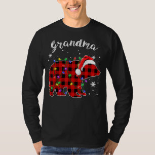 Camiseta Familia de búfalos de la abuela roja pajama Chris