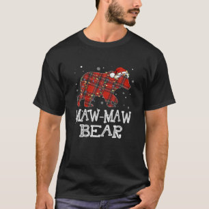 Camiseta Familia De Búfalos De Oso De Maw Maw Pajama Chris
