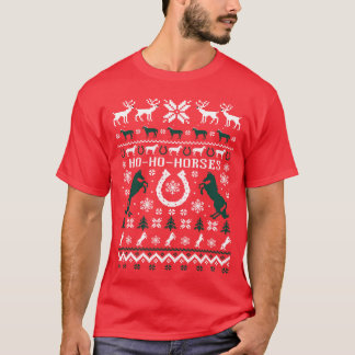 Camiseta Familia de caballos de equitación