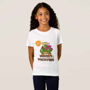 Camiseta Familia de cactus lindos