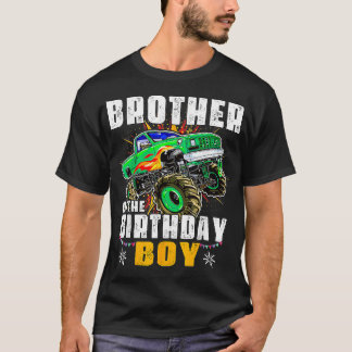 Camiseta Familia de Camión Monstruo Coincide con Hermano de