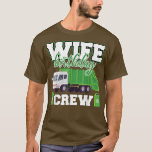Camiseta Familia de camionetas de basura de cumpleaños de l