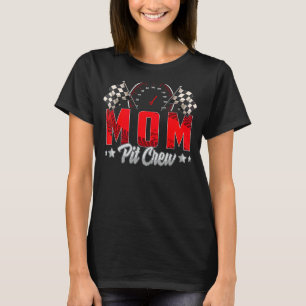 Camiseta Familia de Carreras de cumpleaños de Race Car Pit