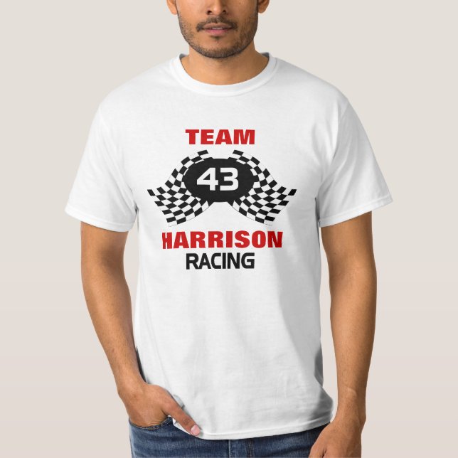 Camiseta Familia de Carreras de equipo (Anverso)