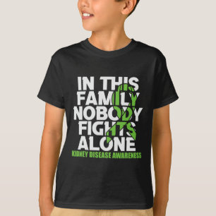 Camiseta Familia de Cinta de Concienciación sobre Enfermeda