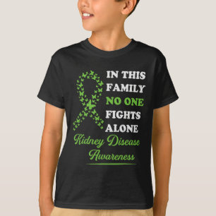 Camiseta Familia de Cinta de Concienciación sobre Enfermeda