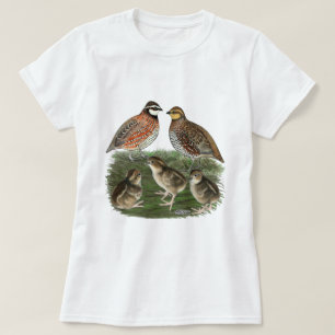 Camiseta Familia de codornices Bobwhite