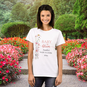 Camiseta Familia de Coincidencia de Flores Silvestres en Ba