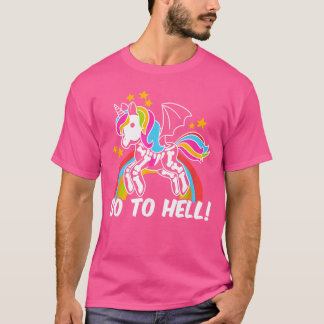 Camiseta familia de cómics de unicornio gótico