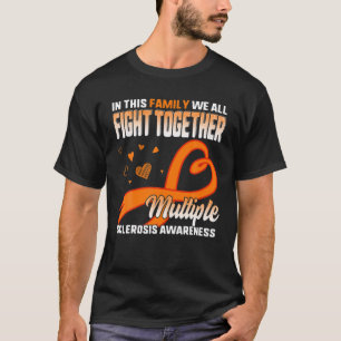 Camiseta Familia de concientización de MS lucha juntos cont