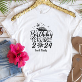 Camiseta Familia de cruceros Cute Personalized Birday