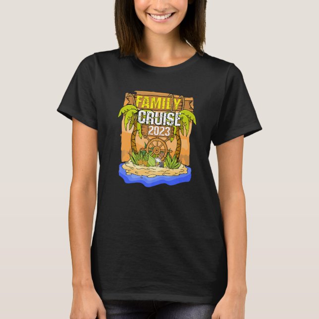 Camiseta Familia De Cruceros Family Cruise 2023 Coincidenci (Anverso)