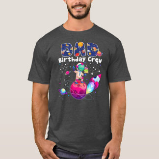 Camiseta Familia de cumpleaños de la tripulación de cumplea