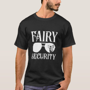 Camiseta Familia de cumpleaños de seguridad de hadas disfra