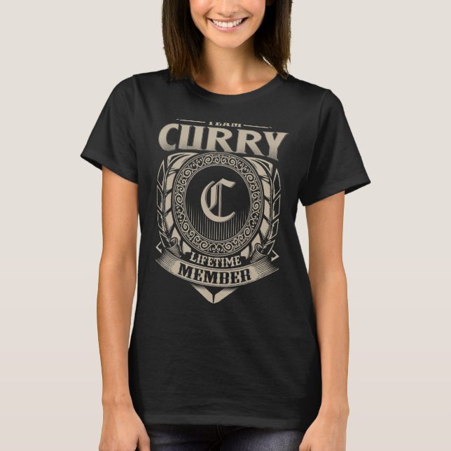 Camiseta Familia de curry de por vida de miembro de equipo  (Anverso)