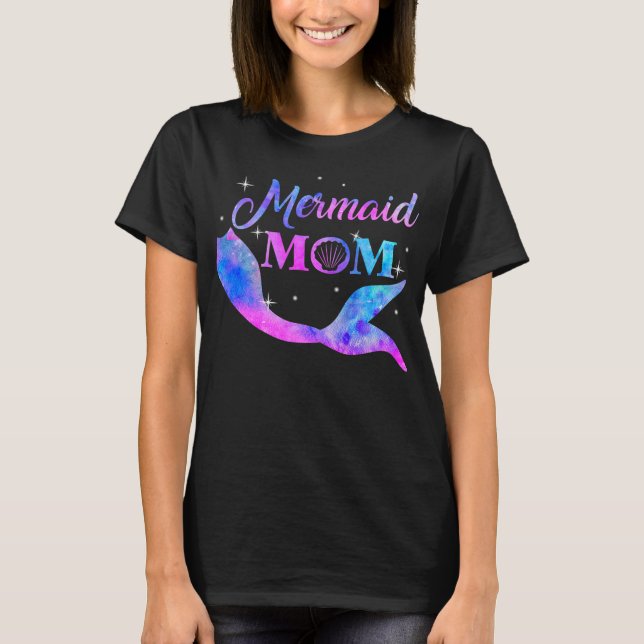 Camiseta Familia de Días de la Madre de cola divertida de M (Anverso)