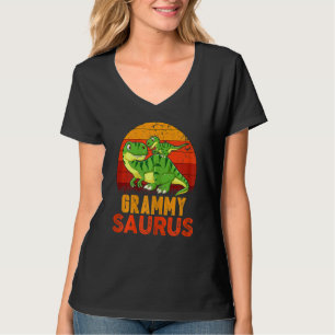 Camiseta Familia de Días de la Madre Grammysaurus Rex Dinos