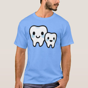 Camiseta Familia de Dientes Adorables – Diseño de Padre e H