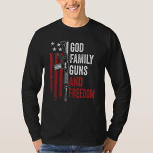 Camiseta Familia de Dios dispara libertad Ar15 Pro juego no