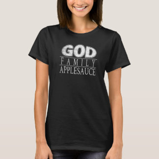 Camiseta Familia de Dios y aplicaciones para la manzana cri