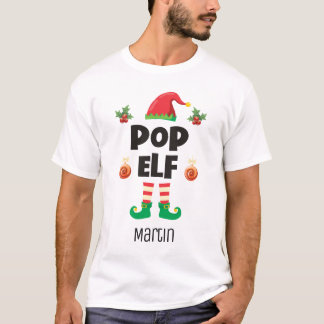 Camiseta Familia de elfos pop que concuerdan con nombres de