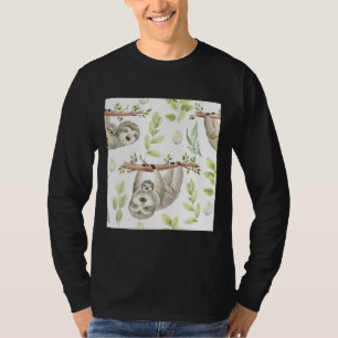 Camiseta Familia de espuma de mano dibujada