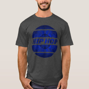 Camiseta Familia de explosión de Hip hop azul