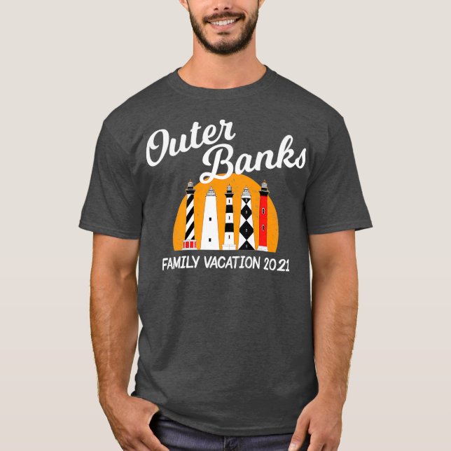 Camiseta Familia de Faros de Carolina del Norte (Anverso)