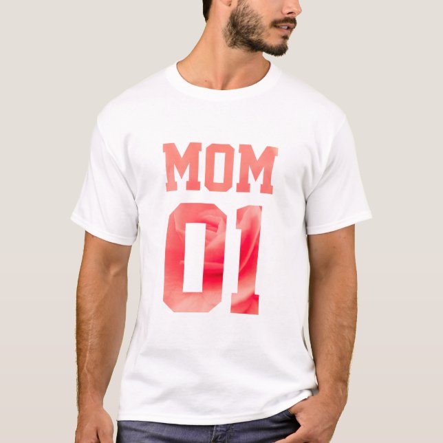 Camiseta Familia de Flores - Mamá 01 (Anverso)