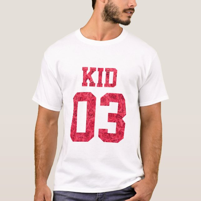 Camiseta Familia de flores - Niño 01 (Anverso)