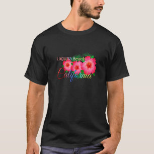 Camiseta Familia de Flores Tropicales de Laguna Beach Calif