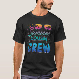 Camiseta Familia de gafas de sol de crucero de la tripulaci