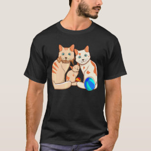 Camiseta Familia de gatitos gato animal domador de gatos