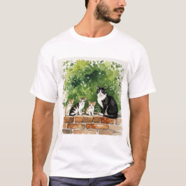 Camiseta Familia de gatos