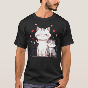 Camiseta Familia de gatos problemáticos