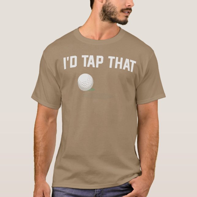 Camiseta familia de golf divertido Idaphat (Anverso)