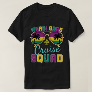 Camiseta Familia de grupos coincidentes Mardi Gras Cruise S