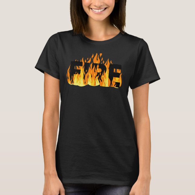Camiseta Familia De Halloween Con Disfraces De Fuego Y Hiel (Anverso)