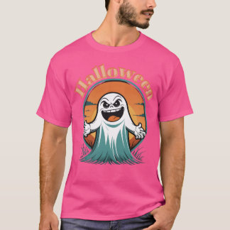 Camiseta Familia de Halloween de la Escena de Calabaza Vint