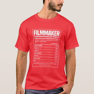 Camiseta Familia de hechos nutricionales de cineasta
