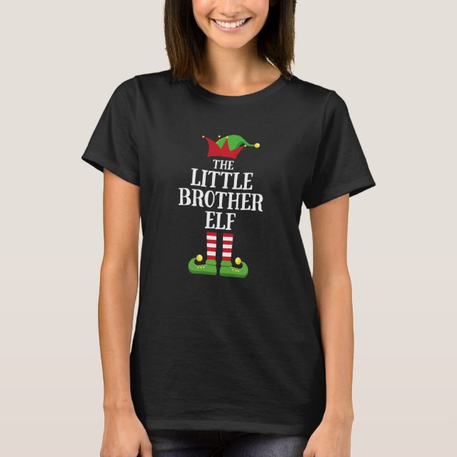 Camiseta Familia de Hermano Pequeño Elf Navidades Coincidie (Anverso)