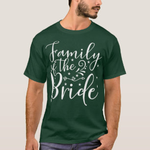 Camiseta Familia De La Boda De La Novia O Bachelorette Matc