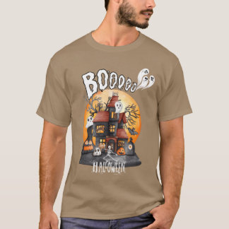 Camiseta familia de la ciudad de booooooooooo halloween