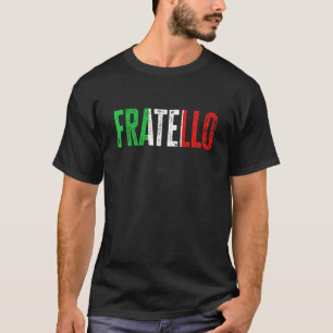 Camiseta Familia de la Cultura Italiana Nacida en Fratello