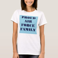 Familia de la Fuerza Aérea Orgullosa de las camise